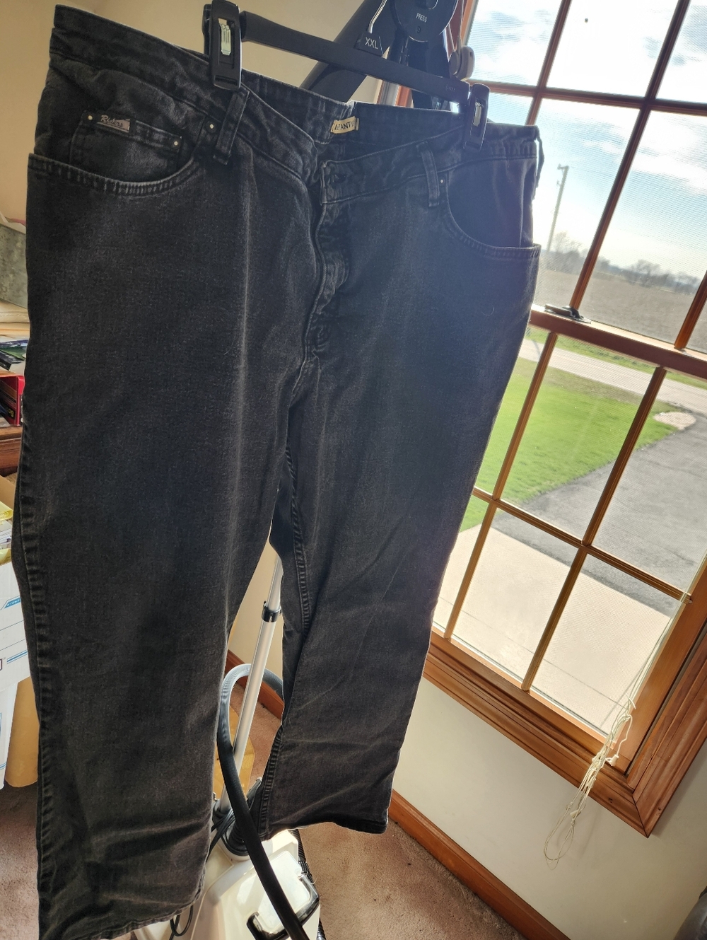 Grey Black Bootcut Lee Jeans